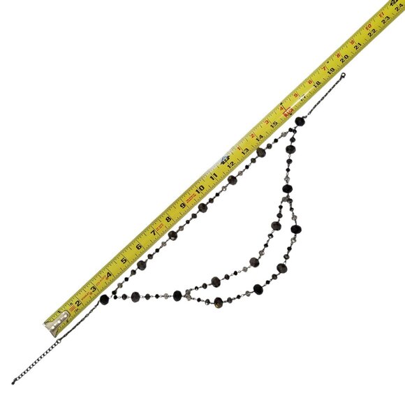 Crystal Necklaces x 2 Super Sparkly Iridescent Jewelry Blue, Green and Browns - Picture 7 of 15